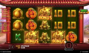 ฟีเจอร์ฟรีสปิน Greedy Fortune Pig