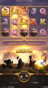 ฟีเจอร์ฟรีสปิน journey to the wealth